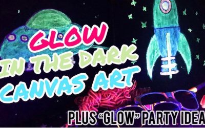 Glow in the Dark Mirror and Match Canvases